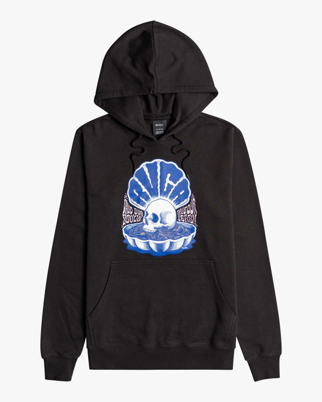 Rvca Save Our Souls Hoodie Pirate Black