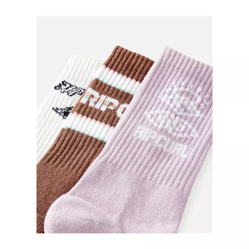 Chaussettes femme RIPCURL Icons Of Surf Sock 3-Pk Urban Chic