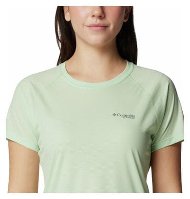 T-Shirt Technique Femme Columbia Cirque River Vert