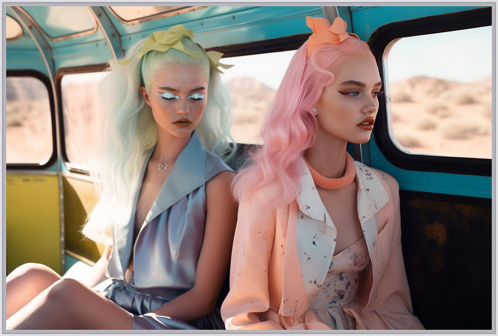 Festival Fashionistas by Steve Glashier - Limited Edition. Edition of: 150. Signed.