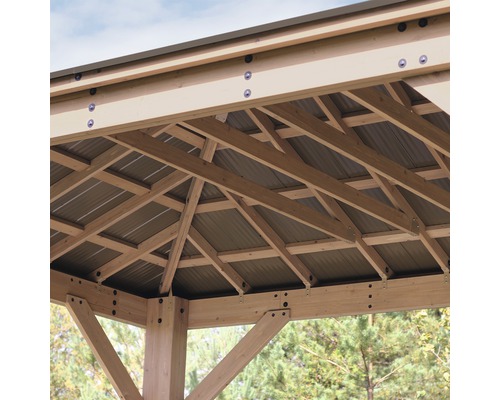 Gazebo WESTMANN hout Devon 12x16 455 x 336 cm geglazuurd