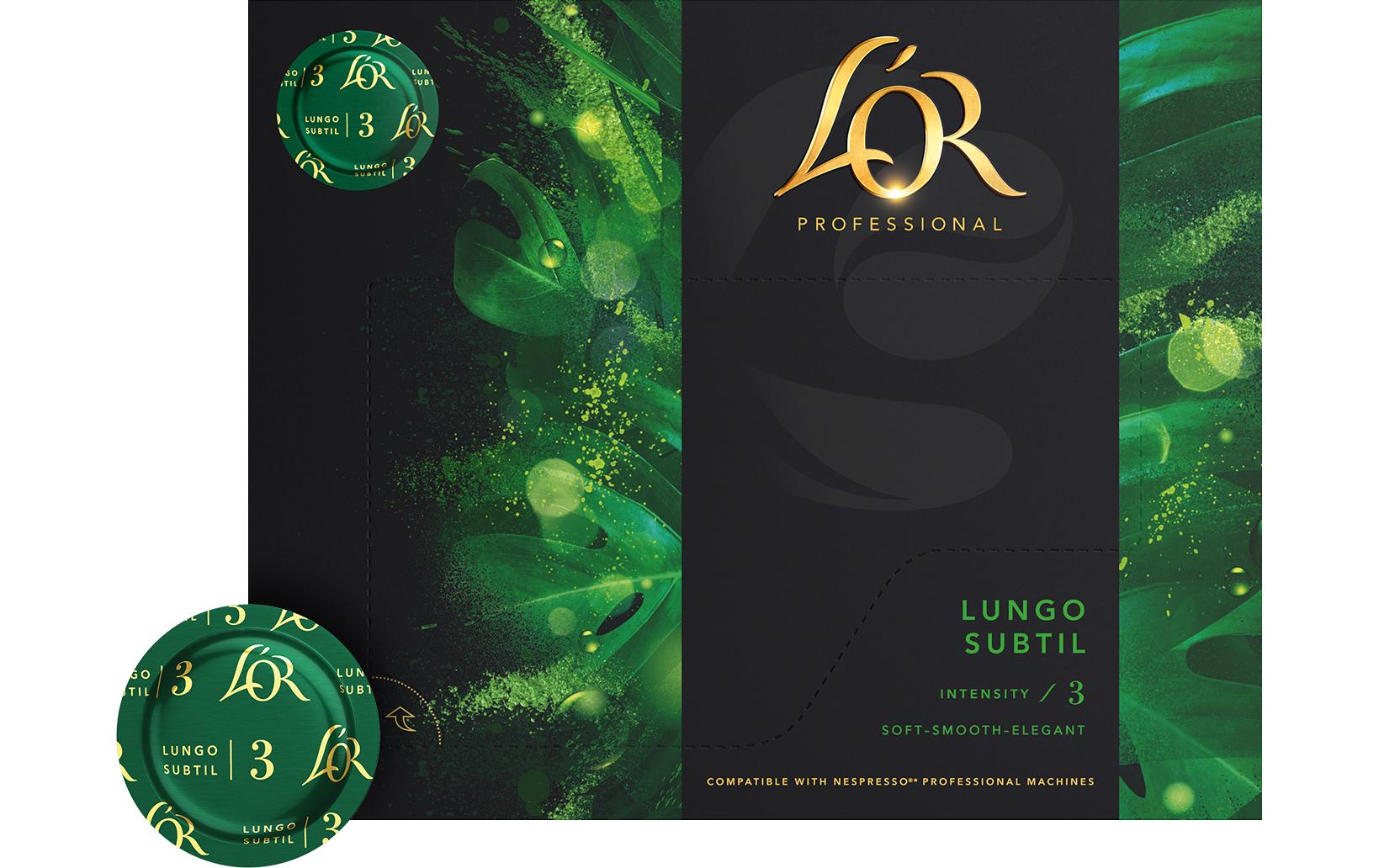 Professional Pads Lungo Subtil 3 50 StückKaffee-Discs für Nespresso Professional Pad Maschinen