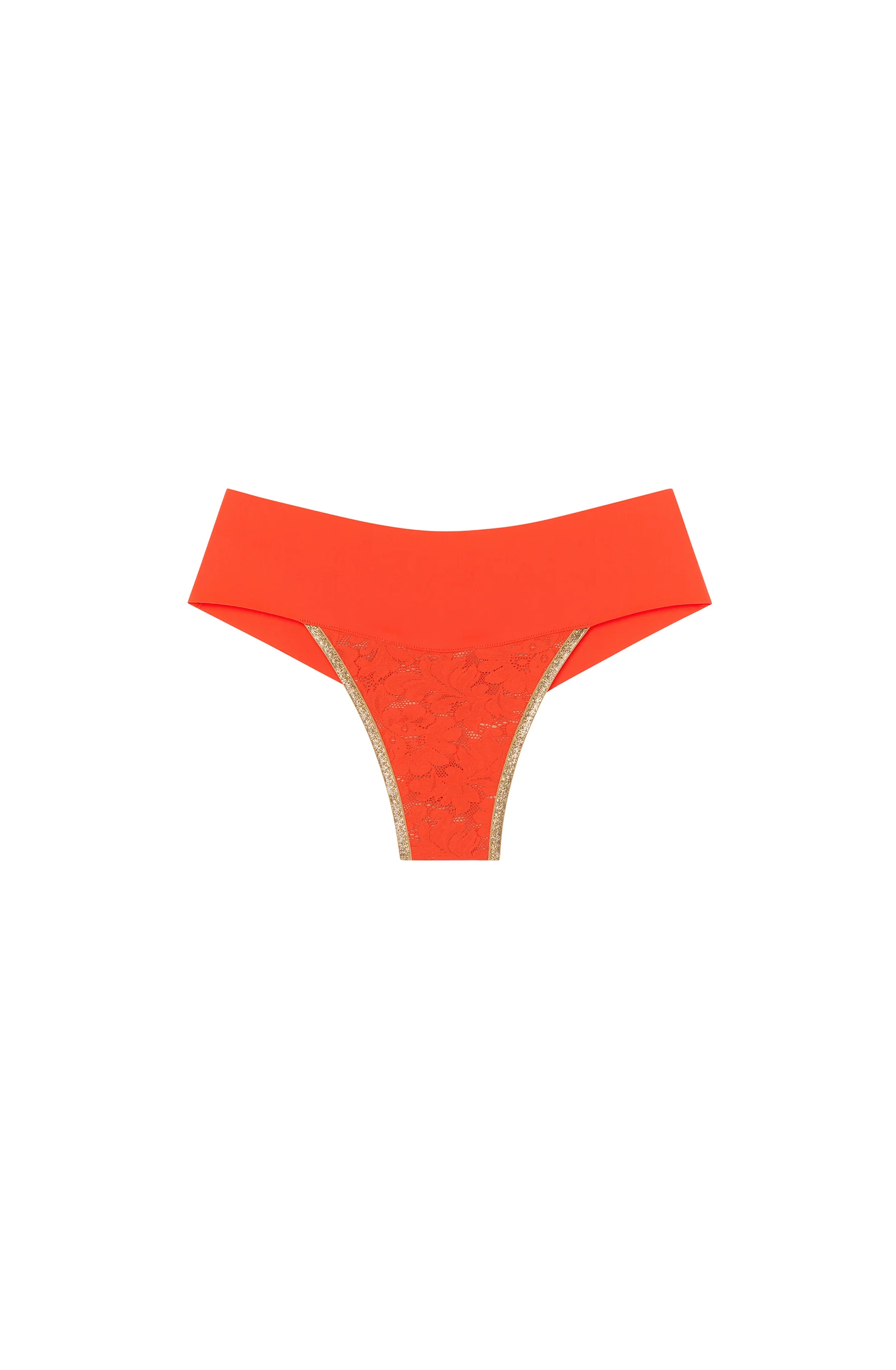 taous Tanga orange à large ceinture Orange