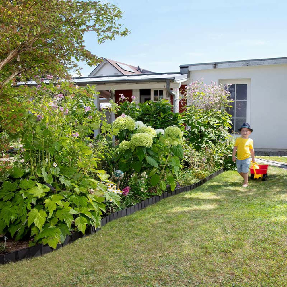 Lot de 6 bordures de jardin de 75 cm
