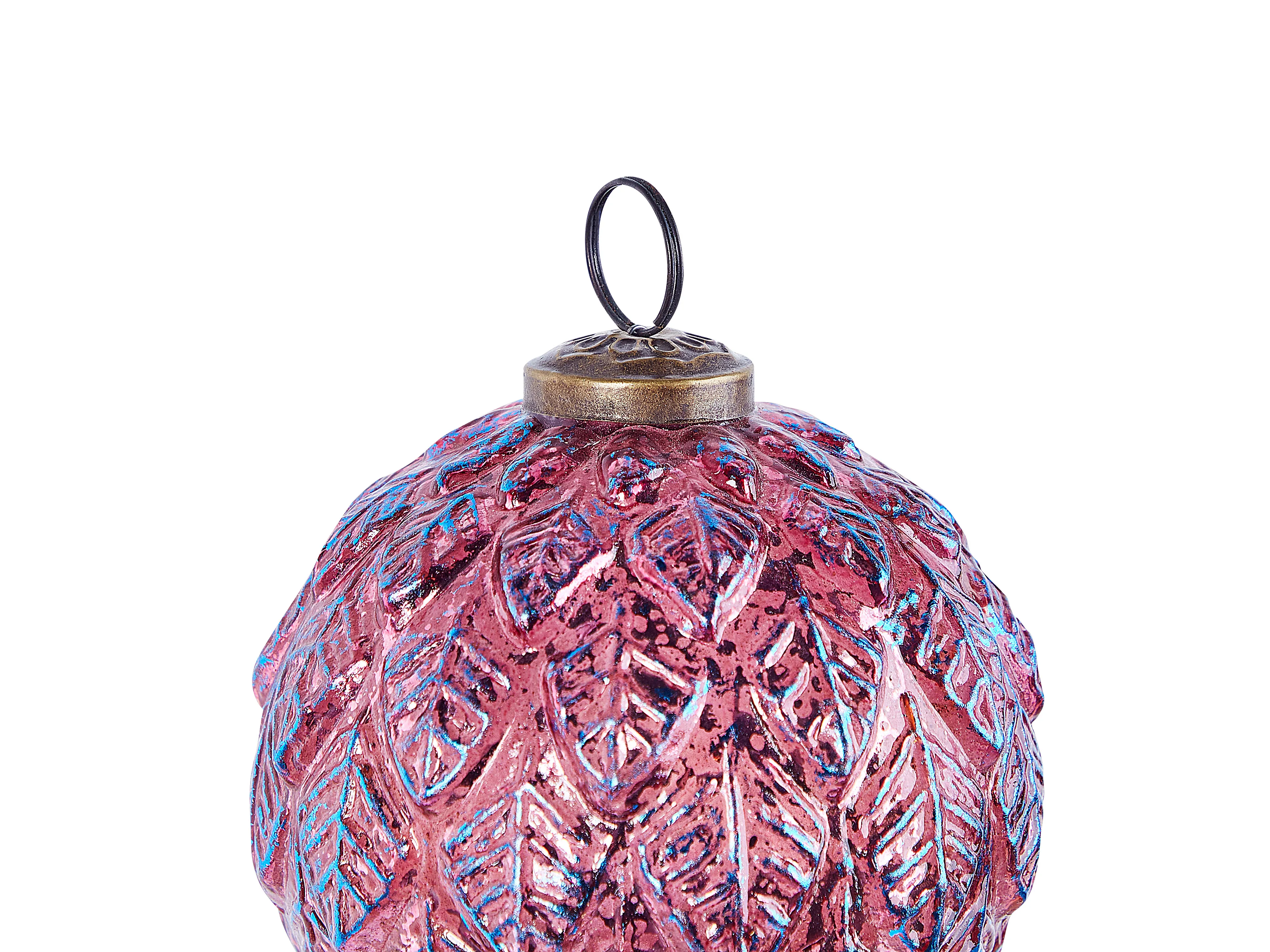 Set van 6 kerstballen ASTRAL Glas Roze