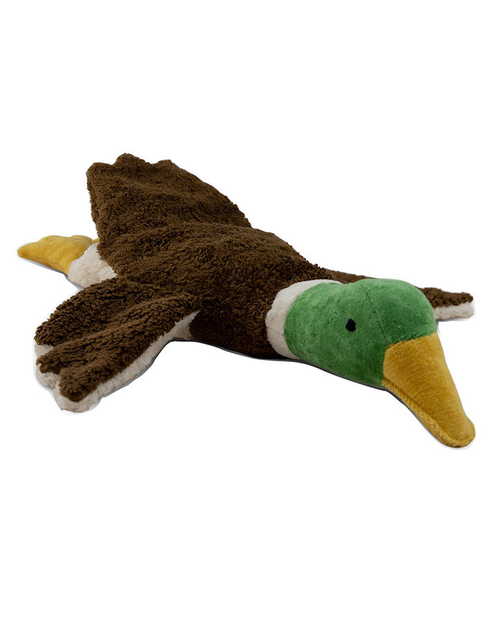 Wärme-Kuscheltier ERPEL KLEIN (43x37x11) in braun