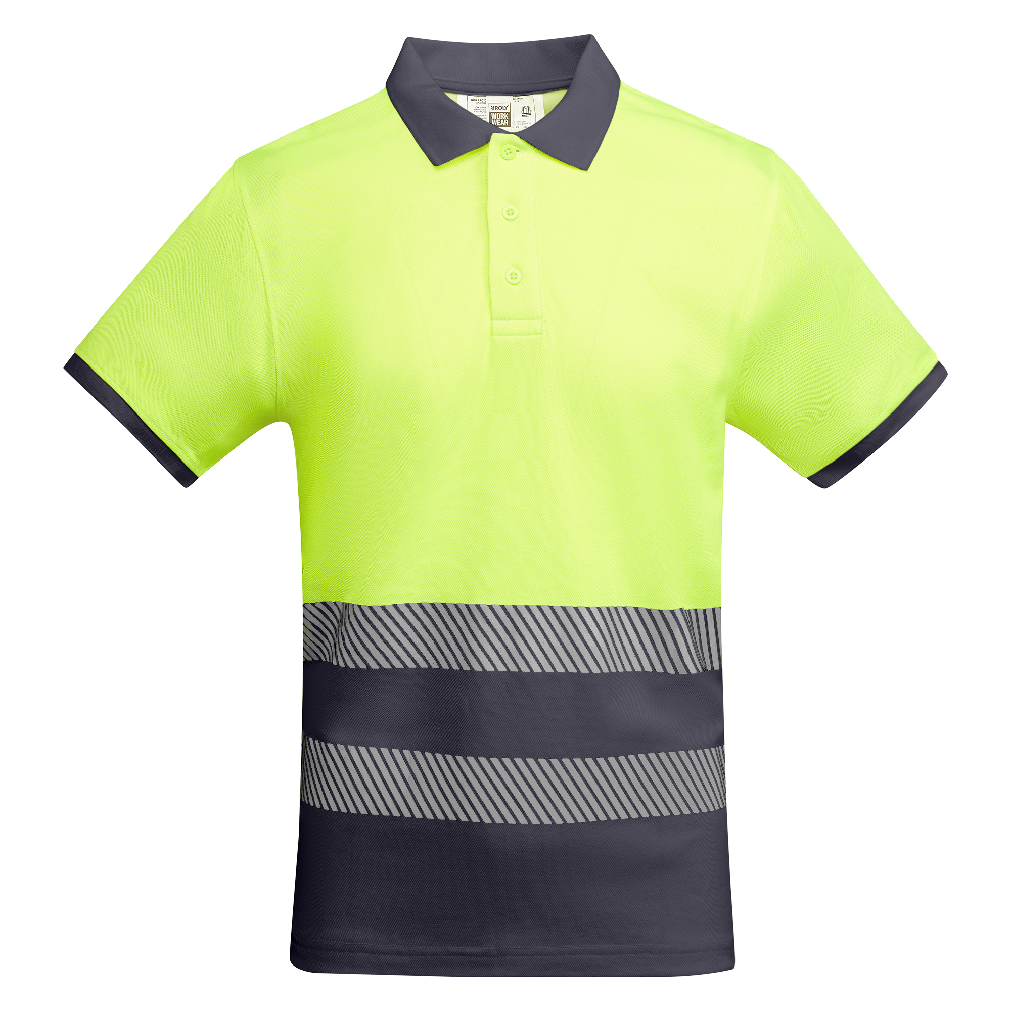Roly HV9318 - ATRIO Polo technique haute visibilité à manches courtes