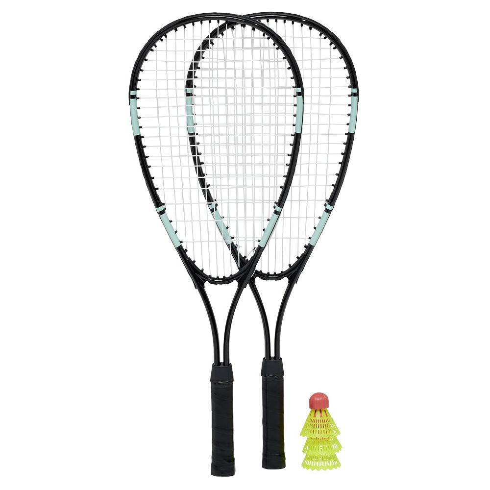 Jeu badminton de vitesse sans filet 2 raquettes 3 volants 1 sac