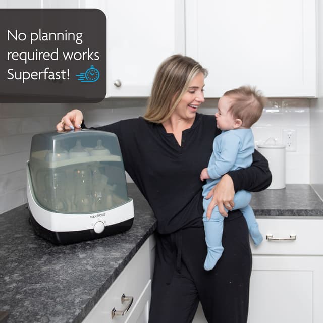 Baby Brezza SuperFast sterilisator og tørrer BRZ0083
