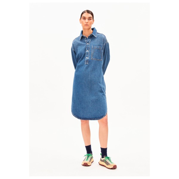 ARMEDANGELS - Women's Oversized Denim Shirt Dress - Robe