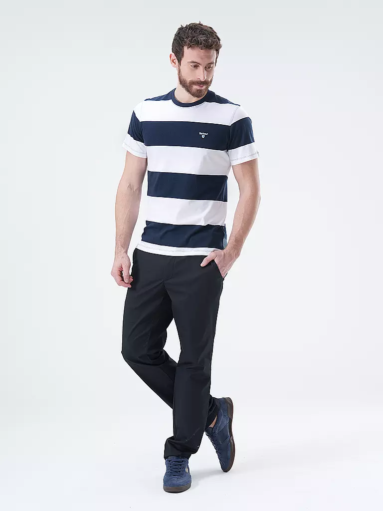 BARBOUR T-Shirt WHALTON dunkelblau