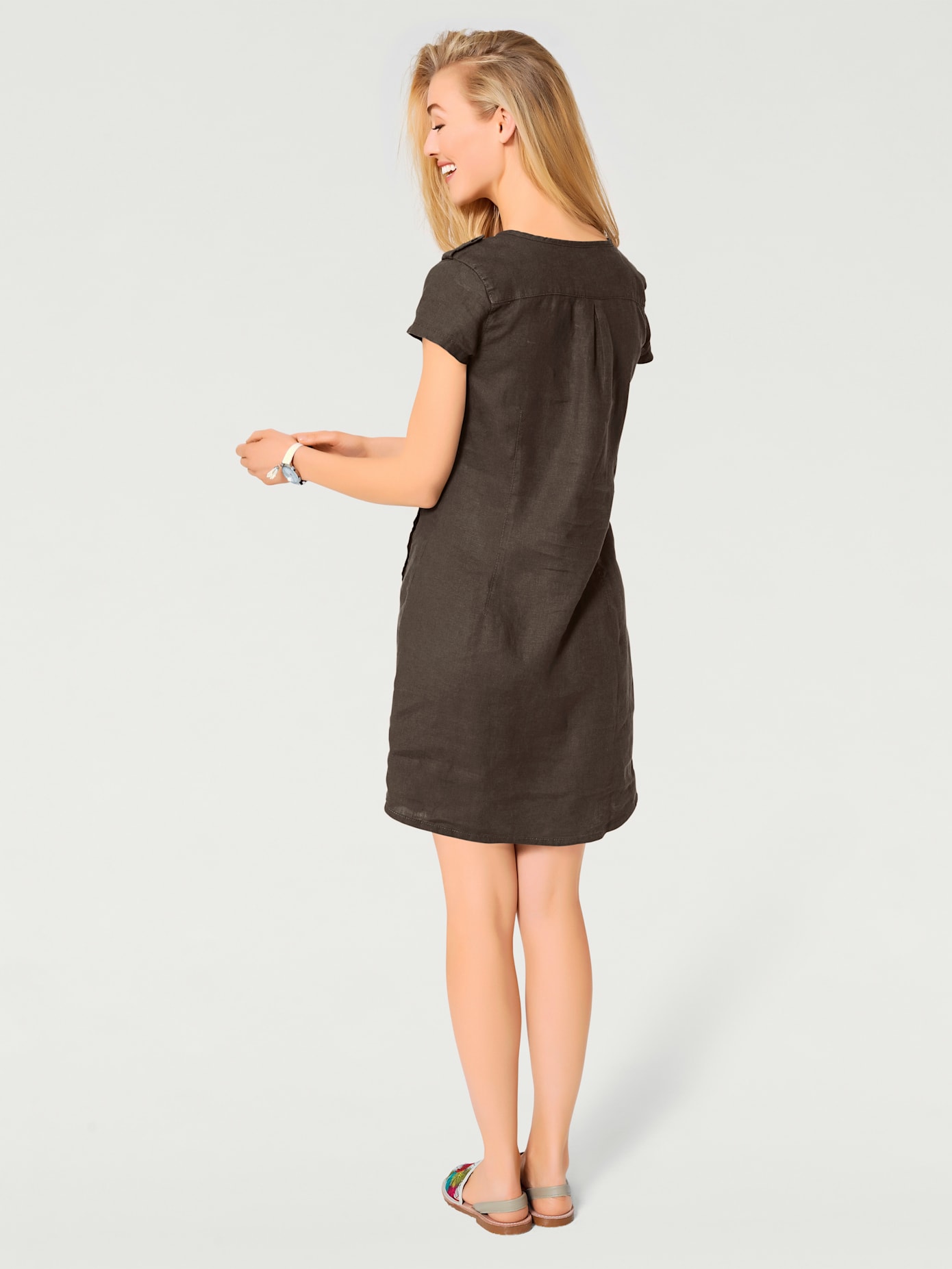 Robe en lin pur lin