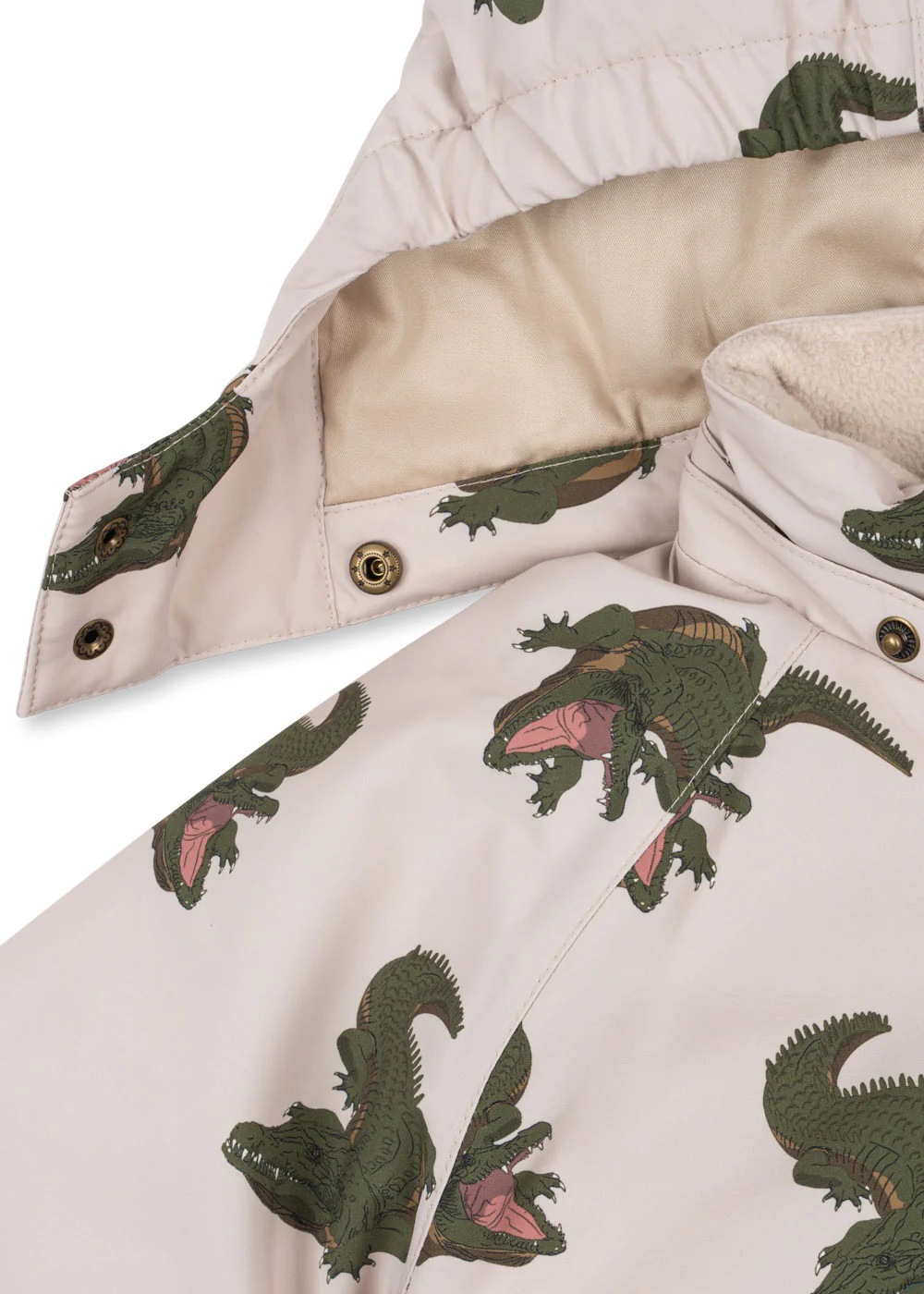 mismou vinterjakke - crocodile - 12M