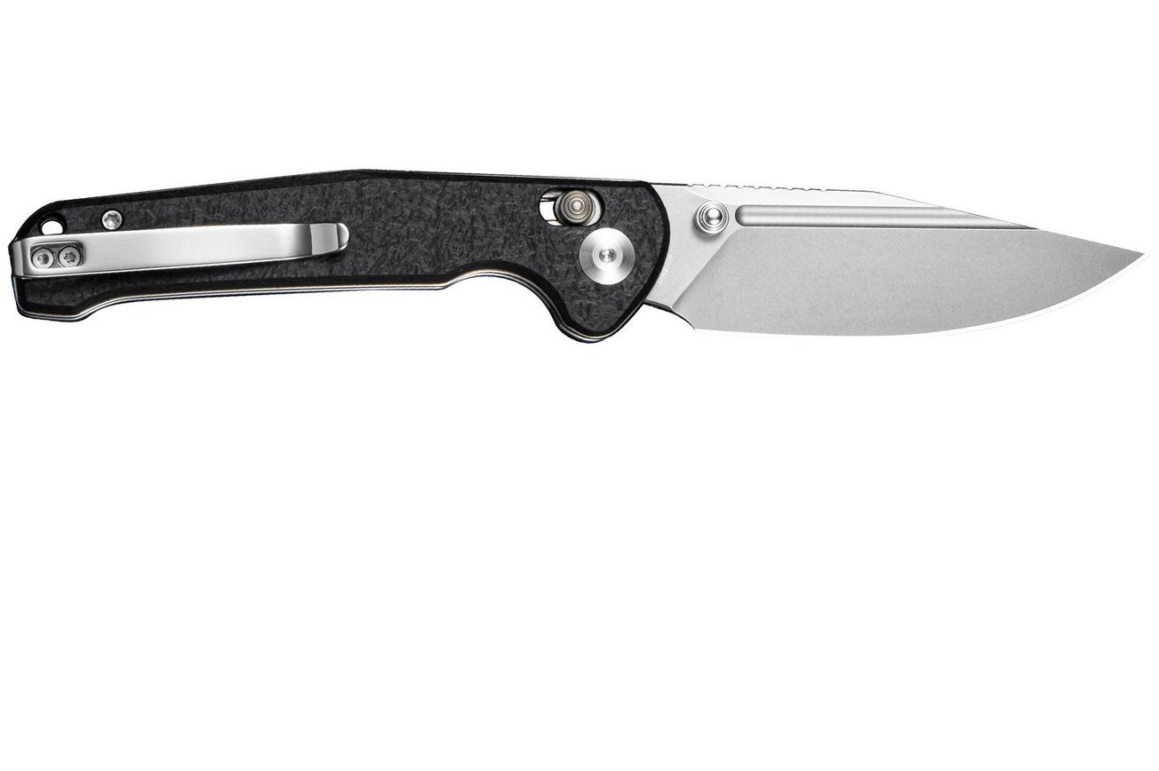 SENCUT Glenspar S25046-2 Stonewashed, Black Shredded G10, zakmes