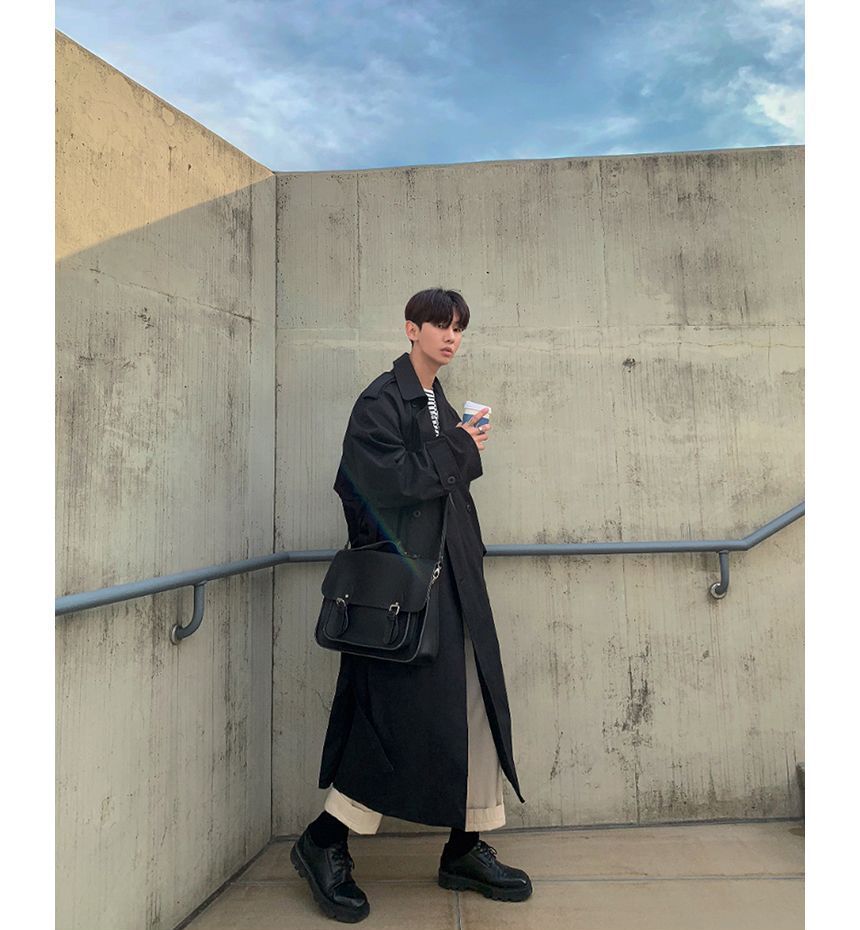 MRCYC - Trenchcoat met dubbele rij knopen
