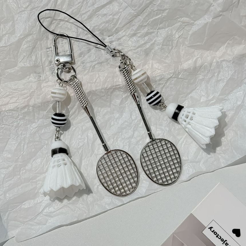Coolkiss - Badmintontashanger sleutelhanger / telefoonhanger