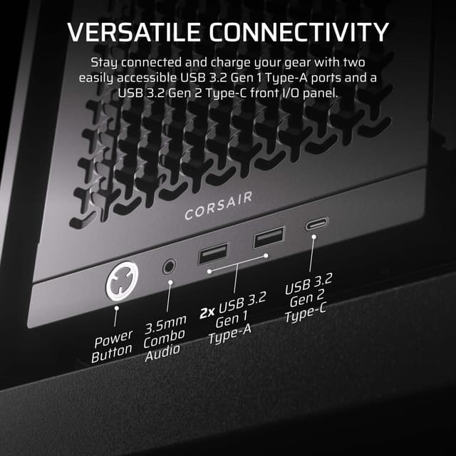 Corsair FRAME 4000D Mid-Tower PC-kabinet (sort)
