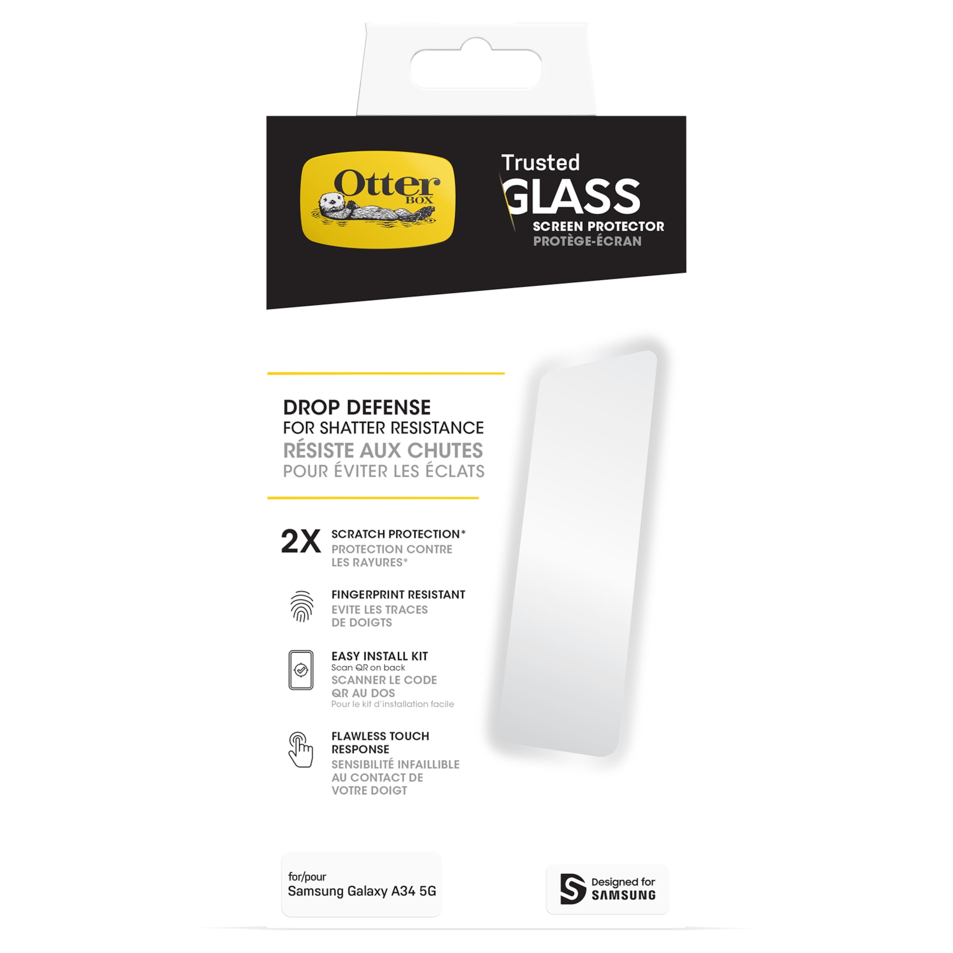 Otterbox Trusted Skjermbeskytter for Samsung Galaxy A34 5G