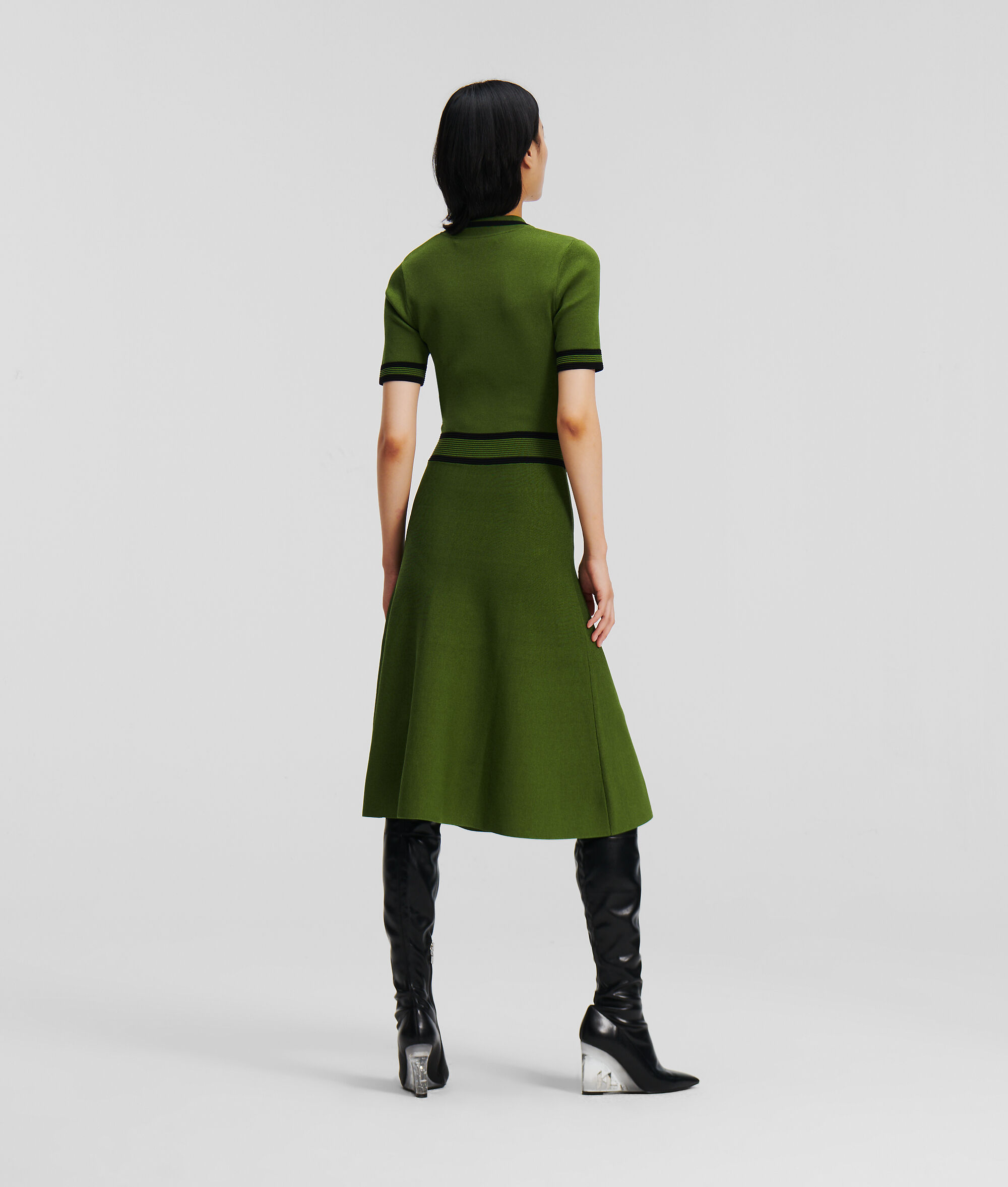 ROBE POLO EN TRICOT