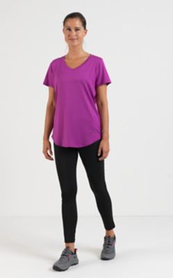 BengerFITNESS V-SHIRT - lila