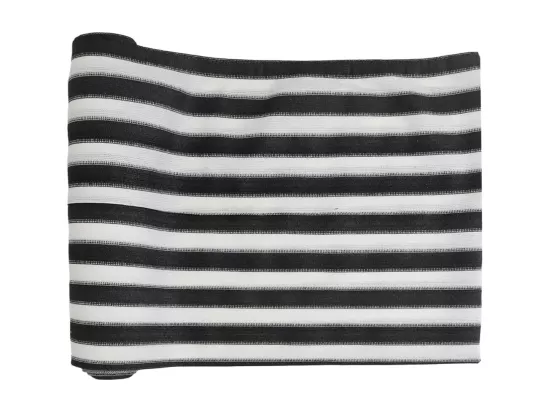 Filet brise-vue anthracite et blanc 1x25 m PEHD 75 g/m²