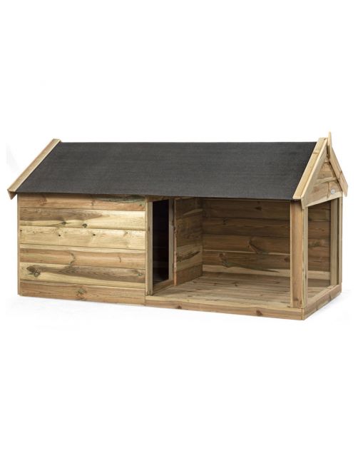 Voldux Hondenhok Storm - Hondenhok - 217x110x116 cm Naturel