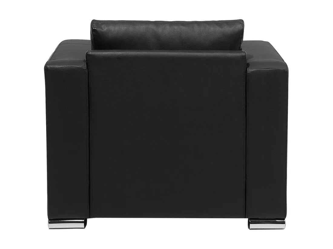 Fauteuil HELSINKI Cuir Noir