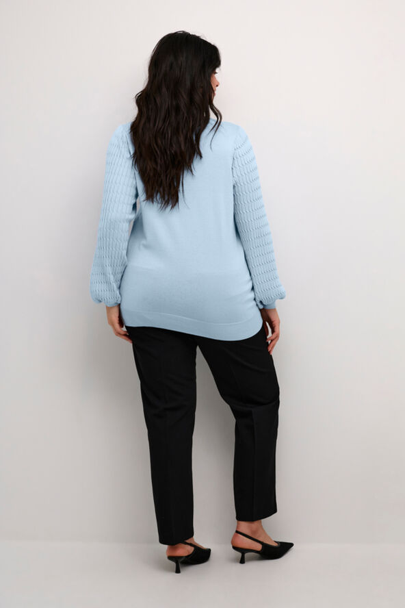 Kaffe Curve KClini Knit Pullover Celestial blue