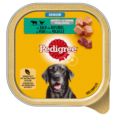 Pedigree Senior mit Kalb und Geflügel Karton 20x300g