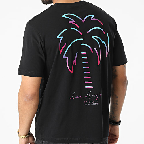 Tee Shirt Oversize Large Vice City Los Angeles Noir
