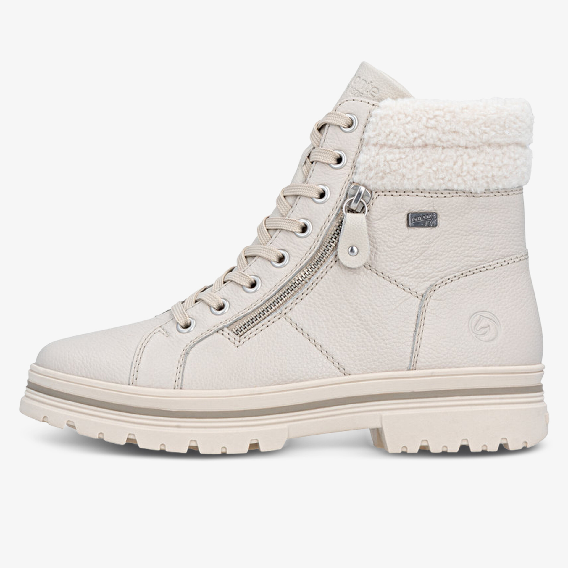 remonte Damen Schnürstiefeletten beige