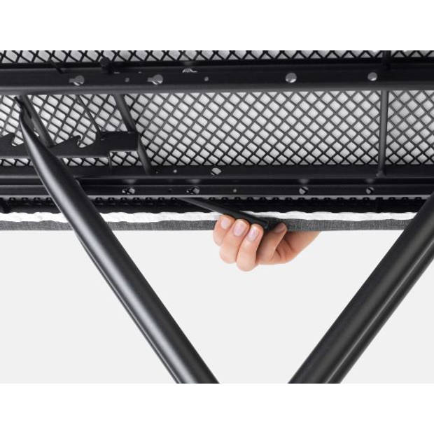 Brabantia Strijkplank B - 124x38 cm Denim Black- met strijkijzerhouder