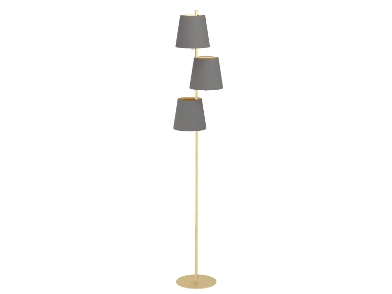 EGLO ALMEIDA 2 GULV 3XE27 H1670 MESSING/CAPPUCCINO