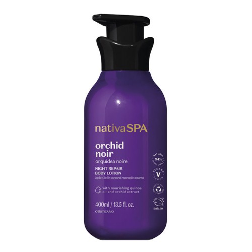 O Boticário Nativa Spa Orquídea Noire Loção Corporal 400ml