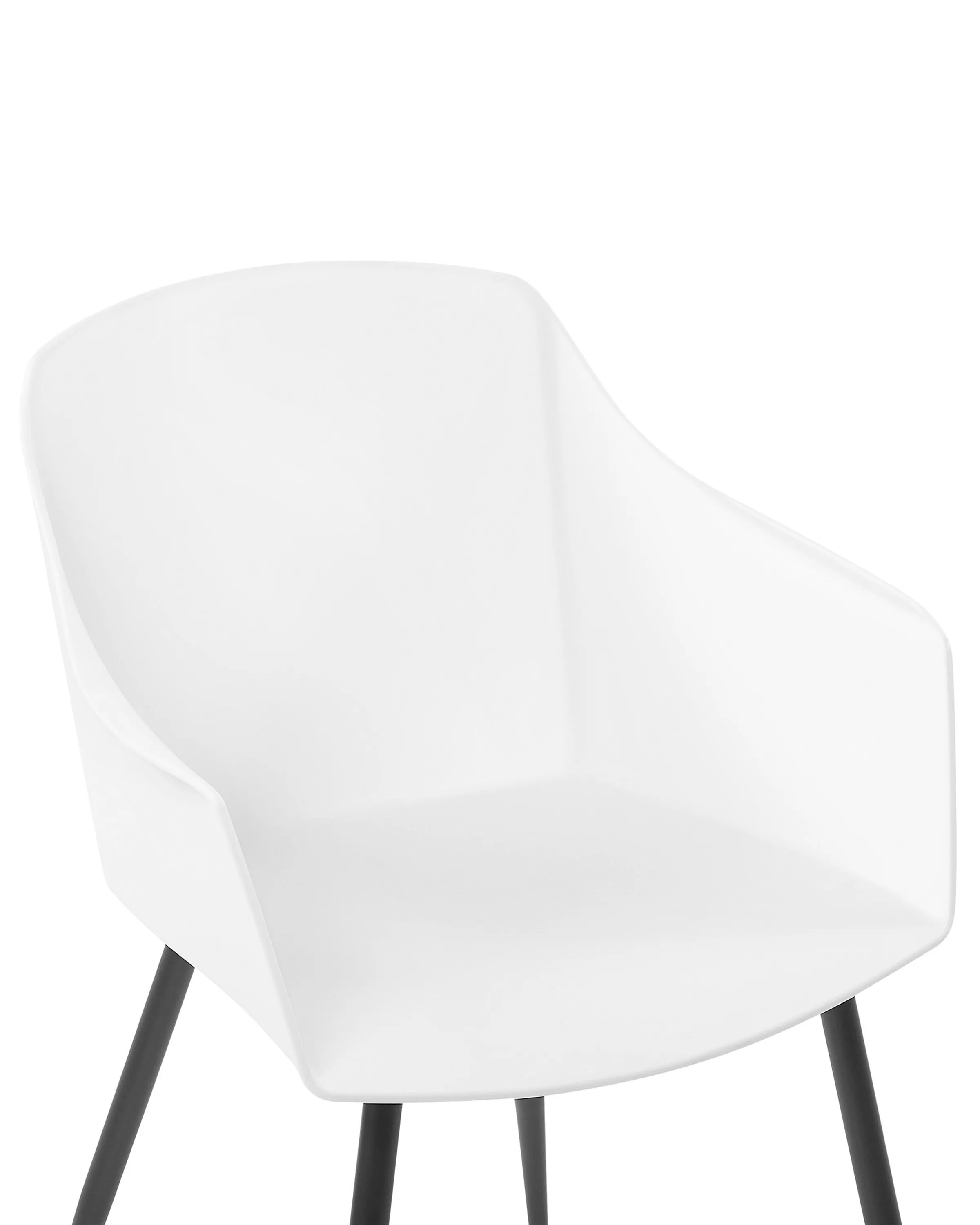 Set van 2 eetkamerstoelen FONDA Wit