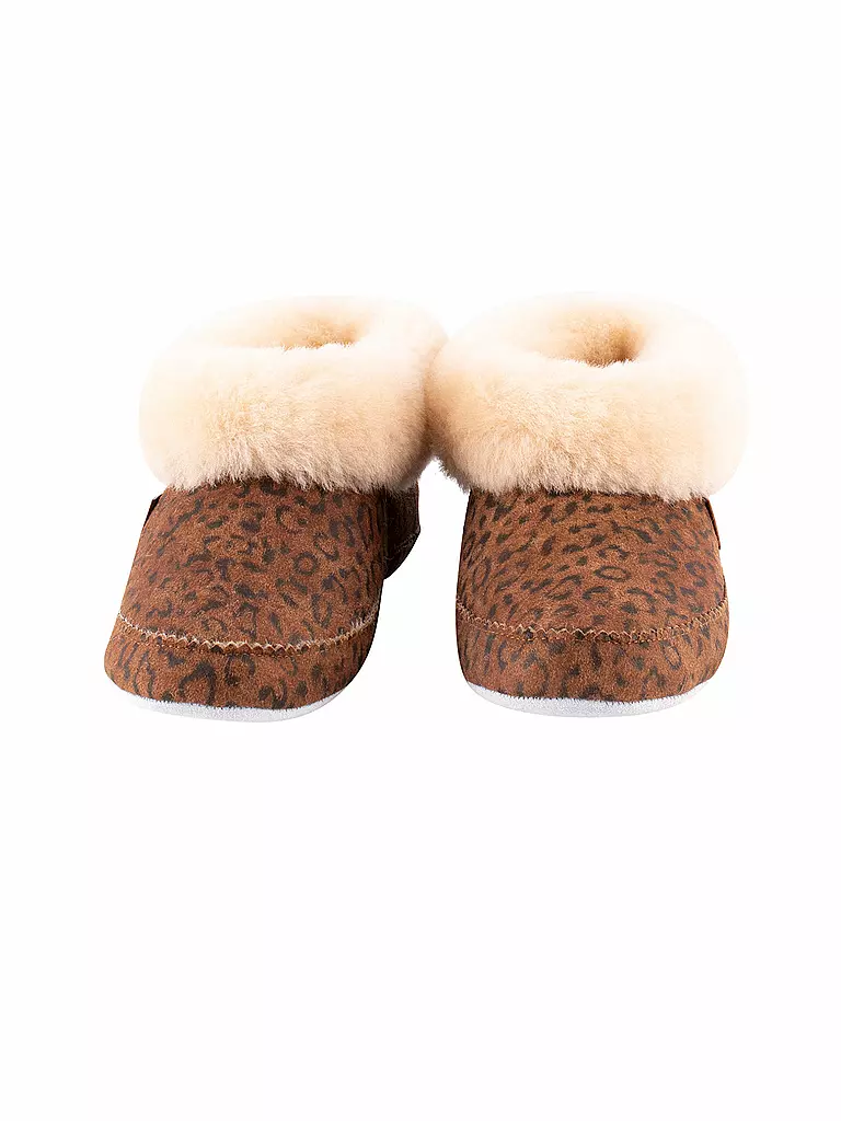SHEPHERD OF SWEDEN Hausschuhe - Schaffellpantoffeln Emmy camel