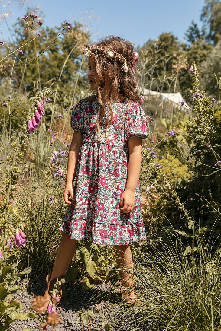 LOOXS multi looxs mini jurk fancy dress