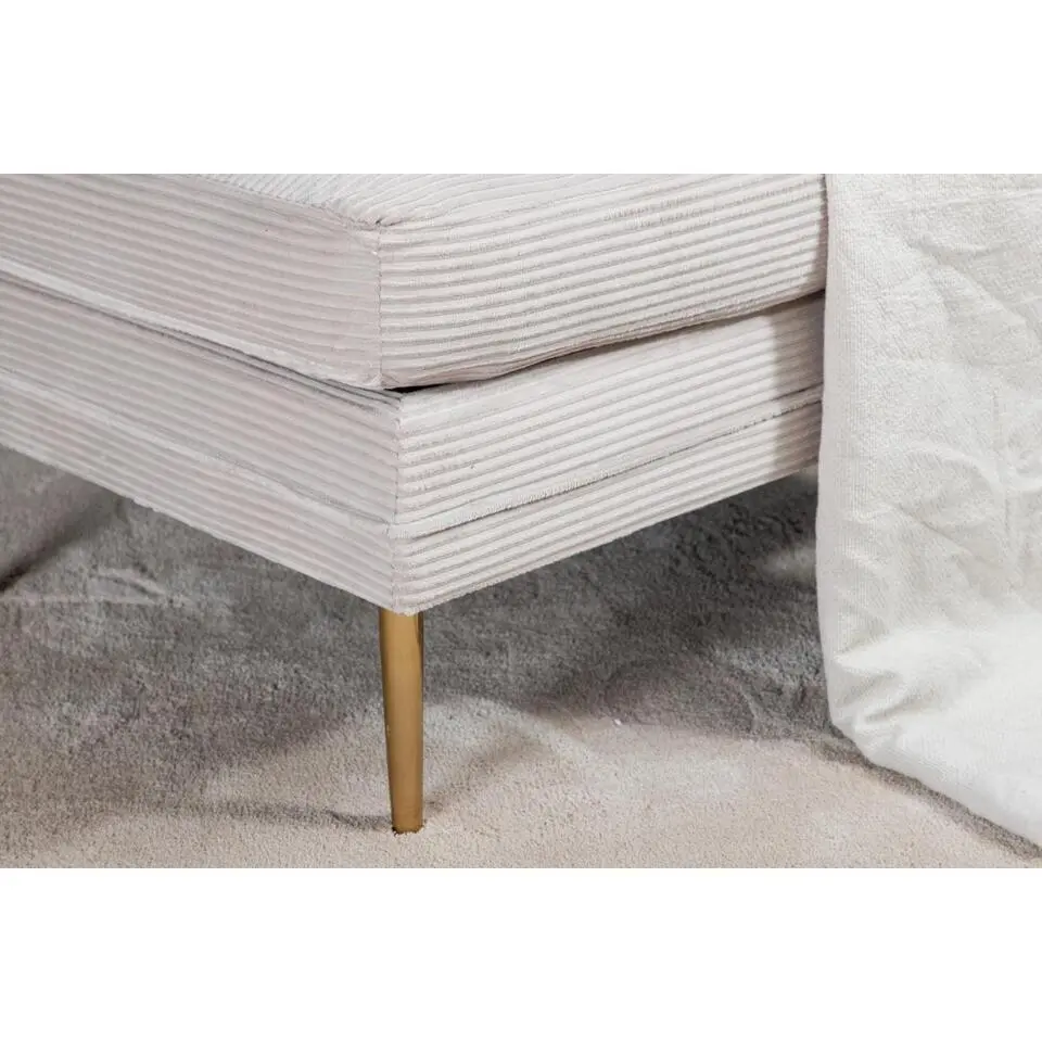 Svea - Tess hocker - rib - beige
