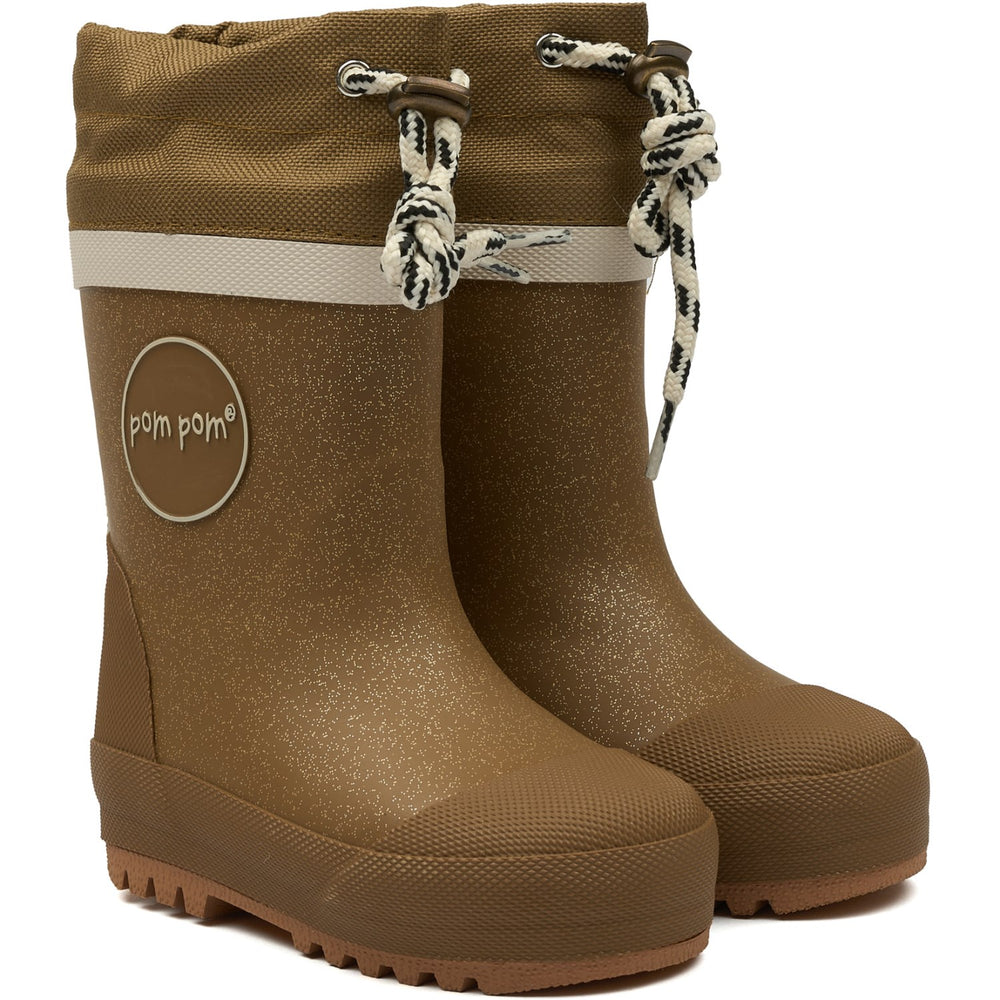 Køb Pom Pom Gold Glitter GumBoots™ Thermo