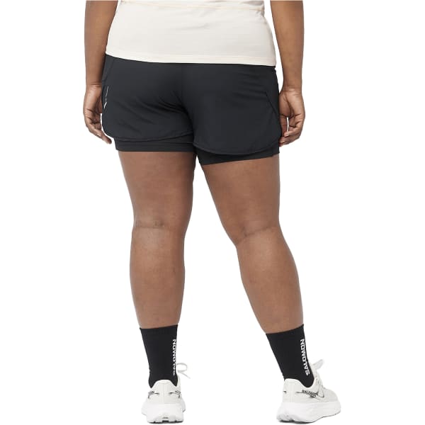 Short trail SALOMON CROSS 2IN1 SHORT W 25 DEEP BLACK