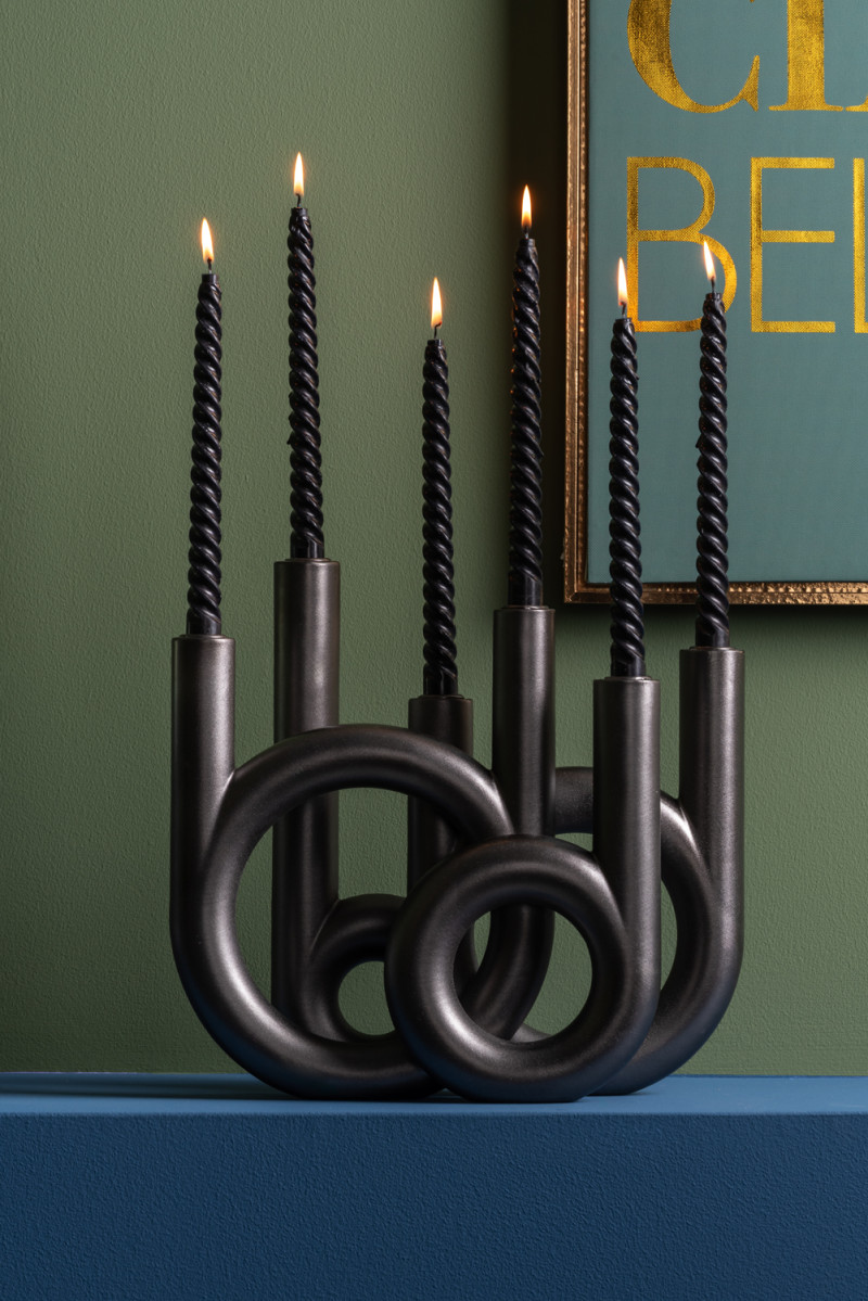 Candle Holder Rings Large PT4157GD Metallic gold