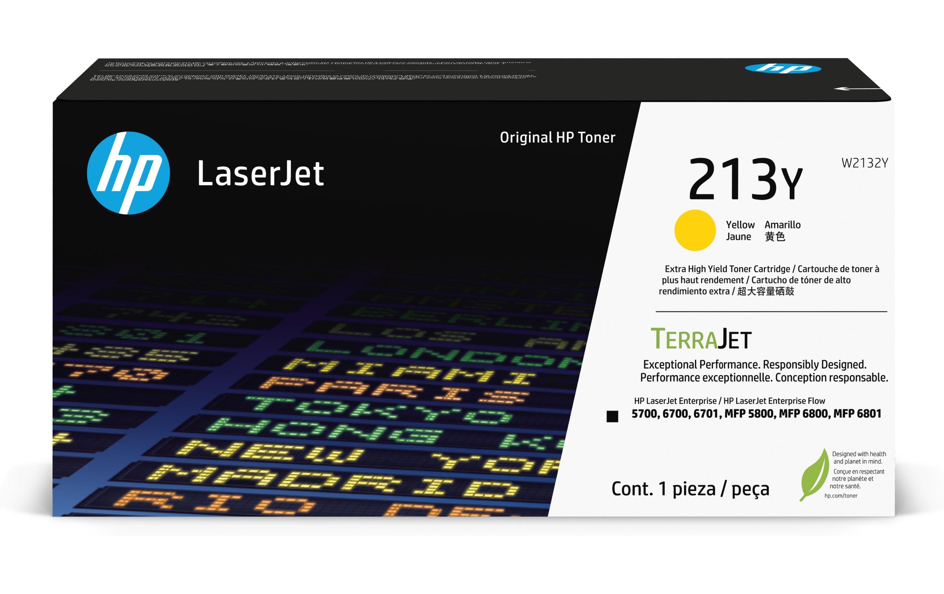 Toner 213Y (W2132Y) Yellow<br>Druckerpatrone, Gelb