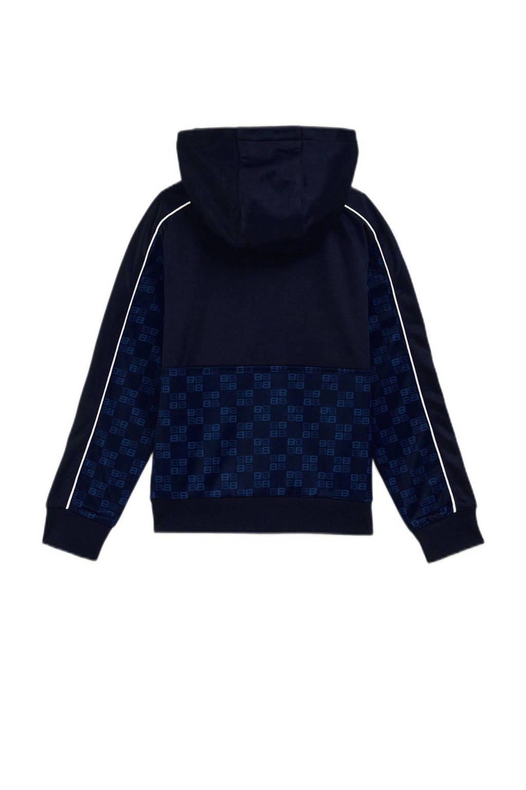 WE Fashion sweatvest donkerblauw