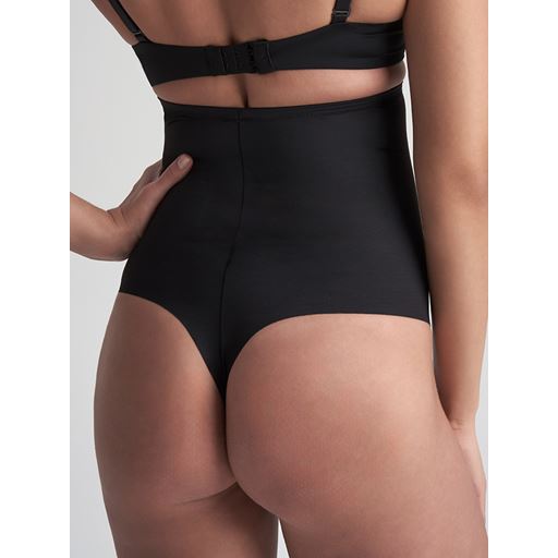 Bye Bra Sculpting High Waist Thong, Black, M