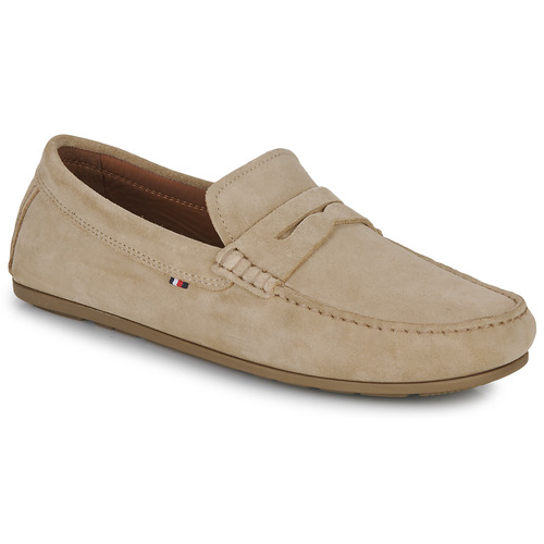 Tommy Hilfiger - CASUAL HILFIGER SUEDE DRIVER - Beige