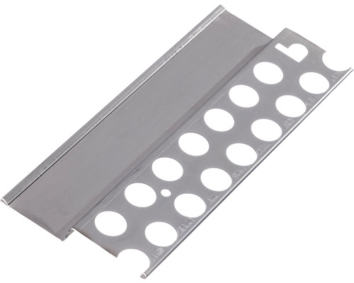PROTEKTOR noppenmembraanprofiel voor pleisterwerk, roestvrij staal, 2500 x 14 x 45+40 mm, bundel = 10 stuks