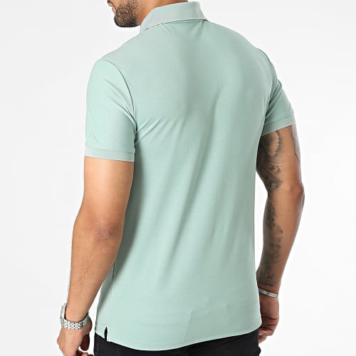 Polo Manches Courtes Vert Kaki Clair