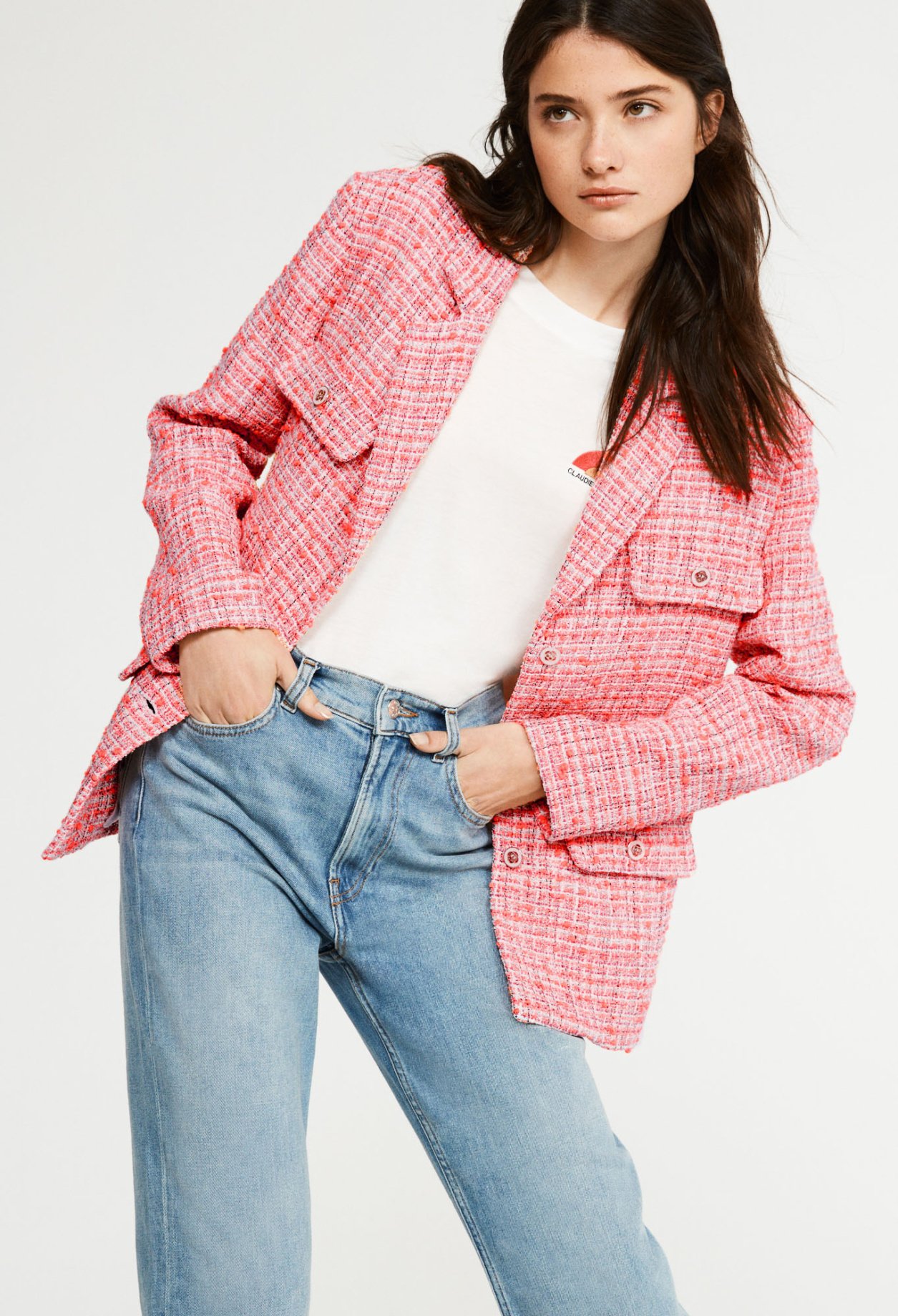 Veste en tweed