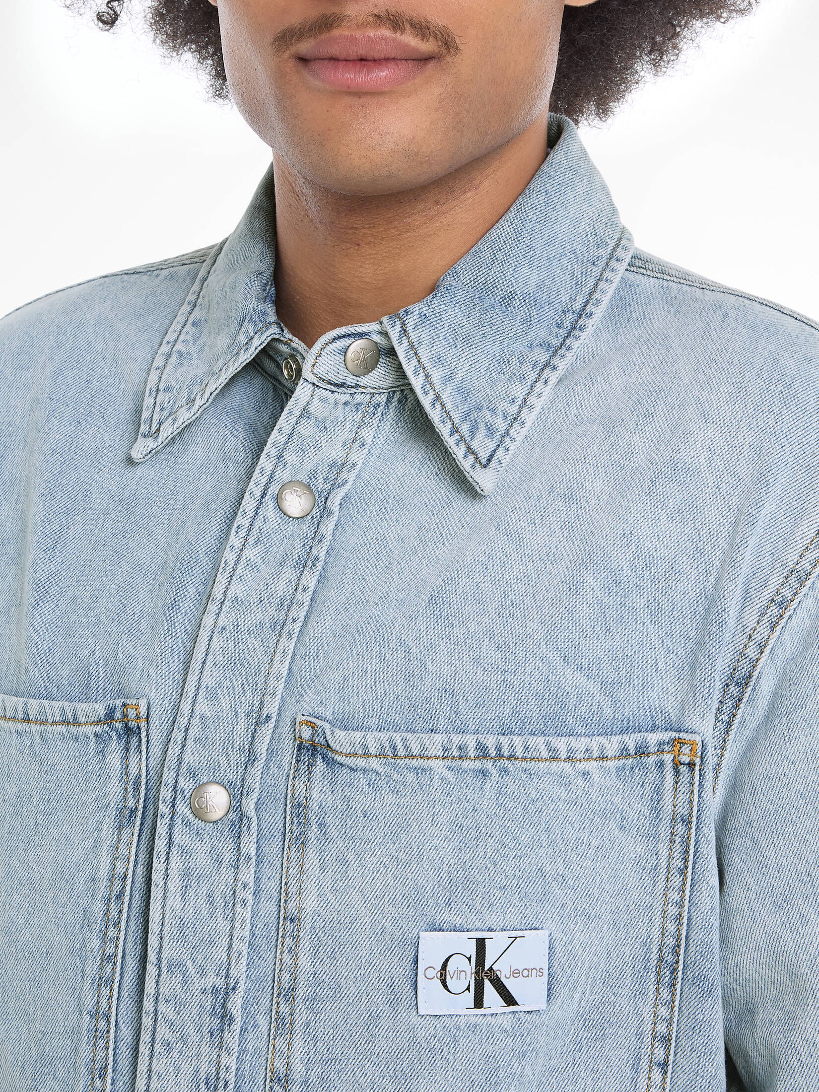 CALVIN KLEIN JEANS| Herren Jeanshemd Regular Fit