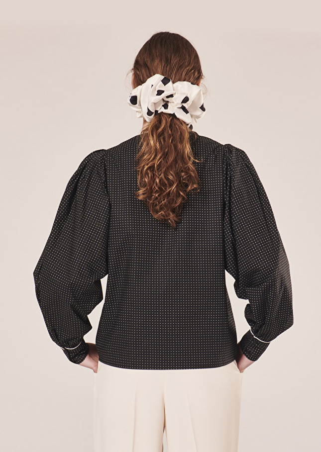 Chemise Candicenoire à pois